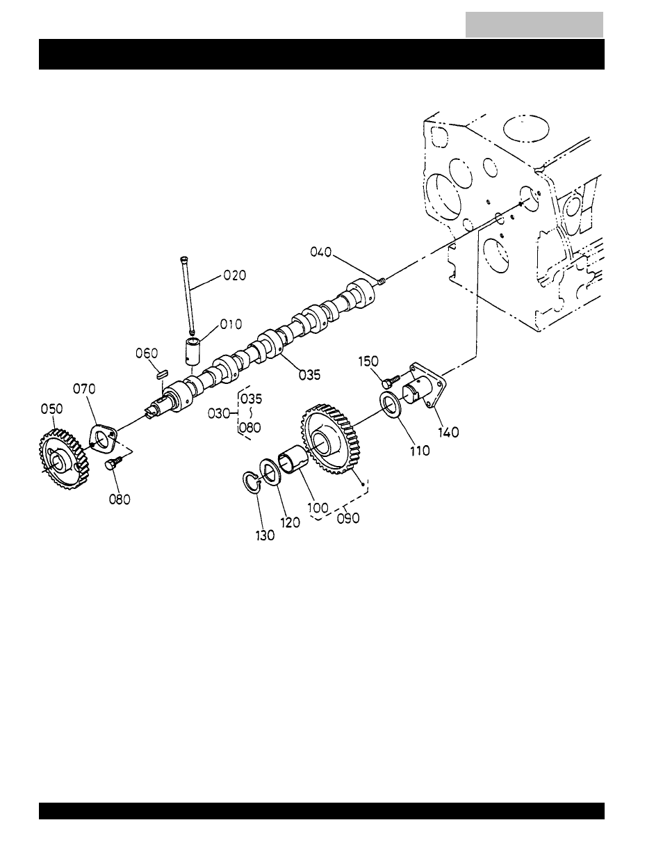 Camshaft assembly -93, Kubota v1205b --- camshaft assy | Multiquip MQ Power Duelweld Welder/Ac Generator BLW-400SSW User Manual | Page 92 / 138