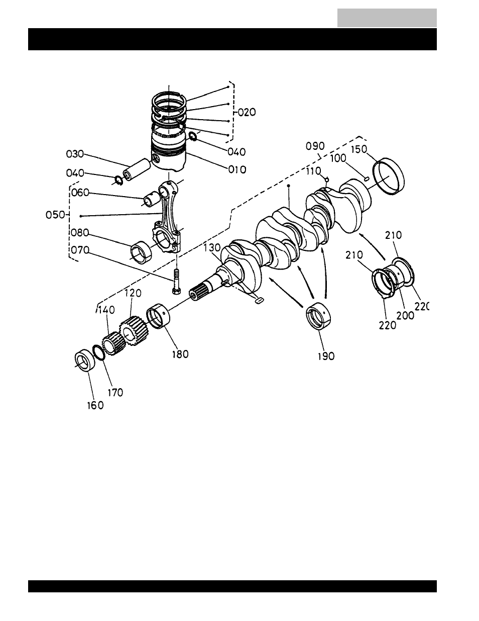 Piston crankshaft assembly -95, Kubota v1205b--- piston crankshaft assy | Multiquip MQ Power Duelweld Welder/Ac Generator BLW-400SSW User Manual | Page 94 / 138