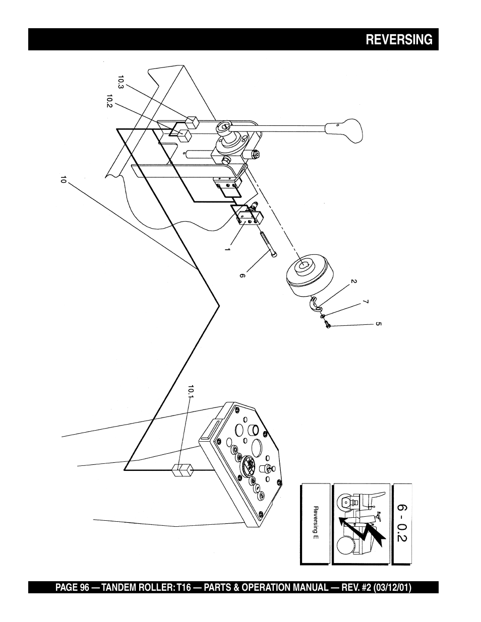 Reversing | Multiquip Rammax Tandem Vibratory Roller T16 User Manual | Page 96 / 178