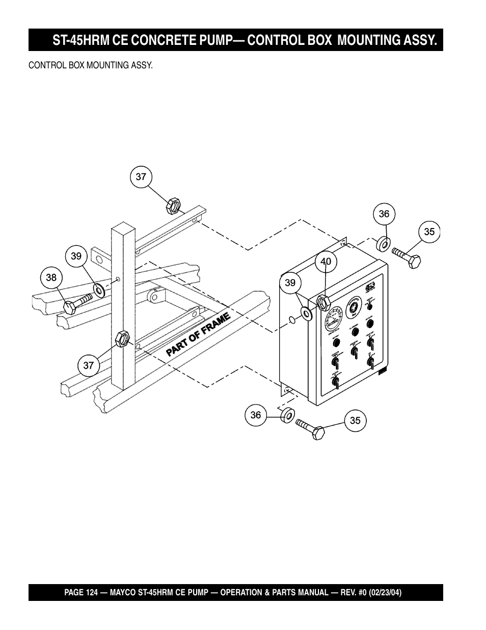 Multiquip Mayco Structural Concrete Pump ST-45HRM CE User Manual | Page 124 / 140