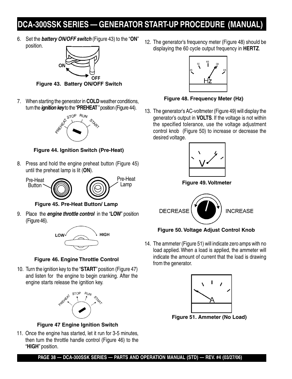 Multiquip MQPower Whisperwatt Series DCA-300SSK User Manual | Page 38 / 122