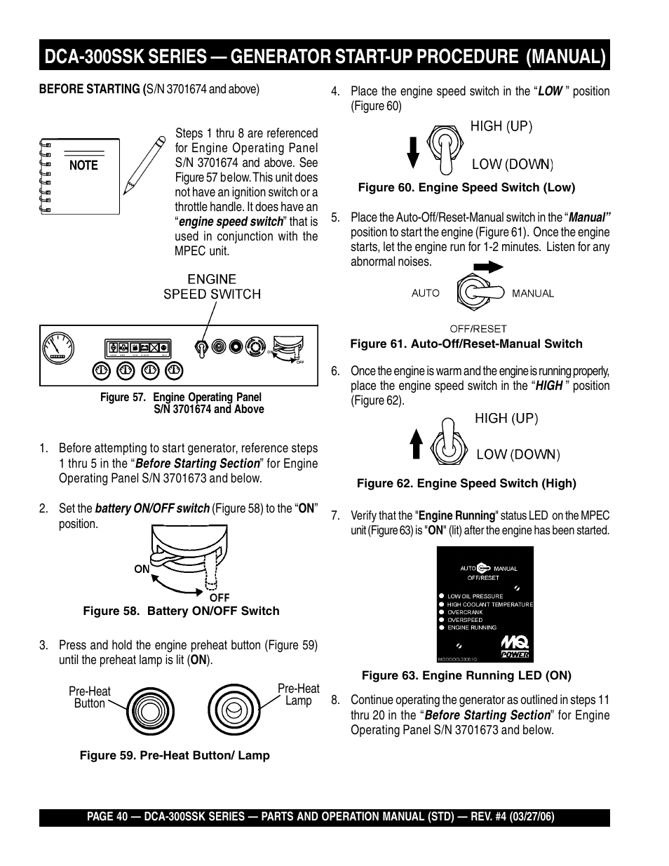 Multiquip MQPower Whisperwatt Series DCA-300SSK User Manual | Page 40 / 122