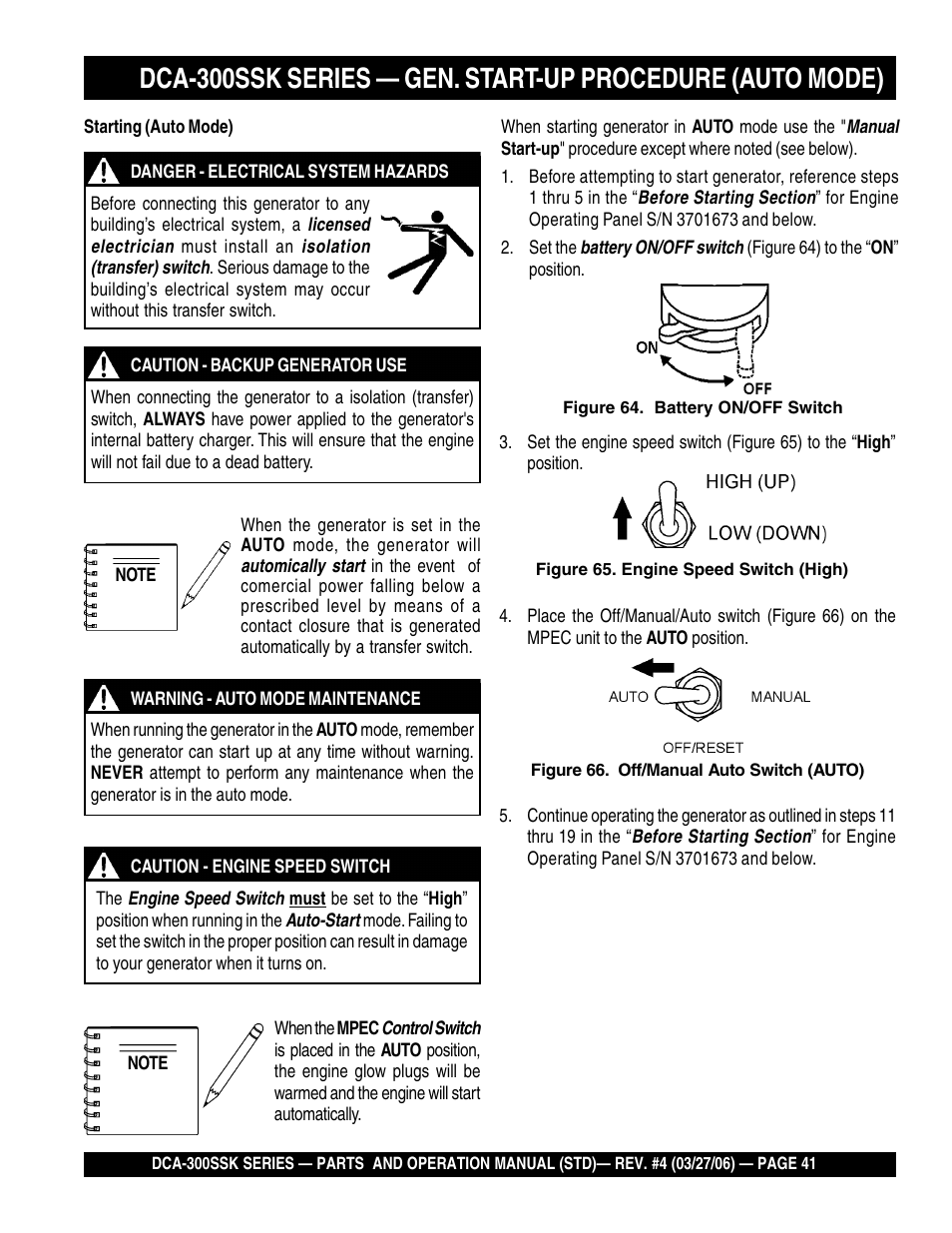 Multiquip MQPower Whisperwatt Series DCA-300SSK User Manual | Page 41 / 122