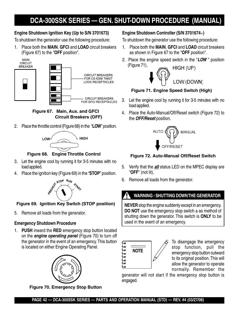 Multiquip MQPower Whisperwatt Series DCA-300SSK User Manual | Page 42 / 122