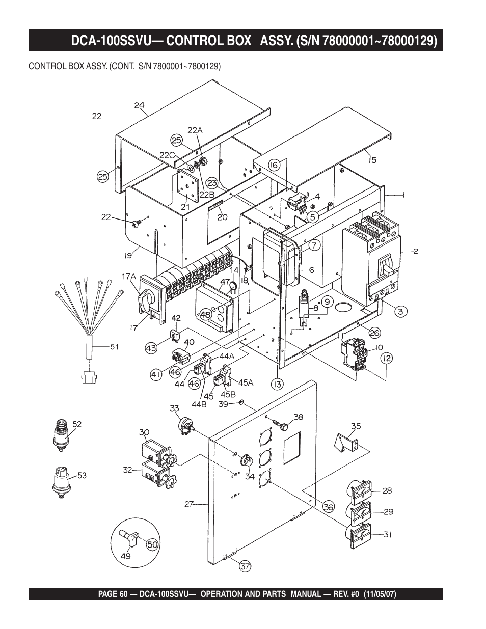 Multiquip MQ Power Whisperwatt 60 Hz Generator DCA-100SSVU User Manual | Page 60 / 90