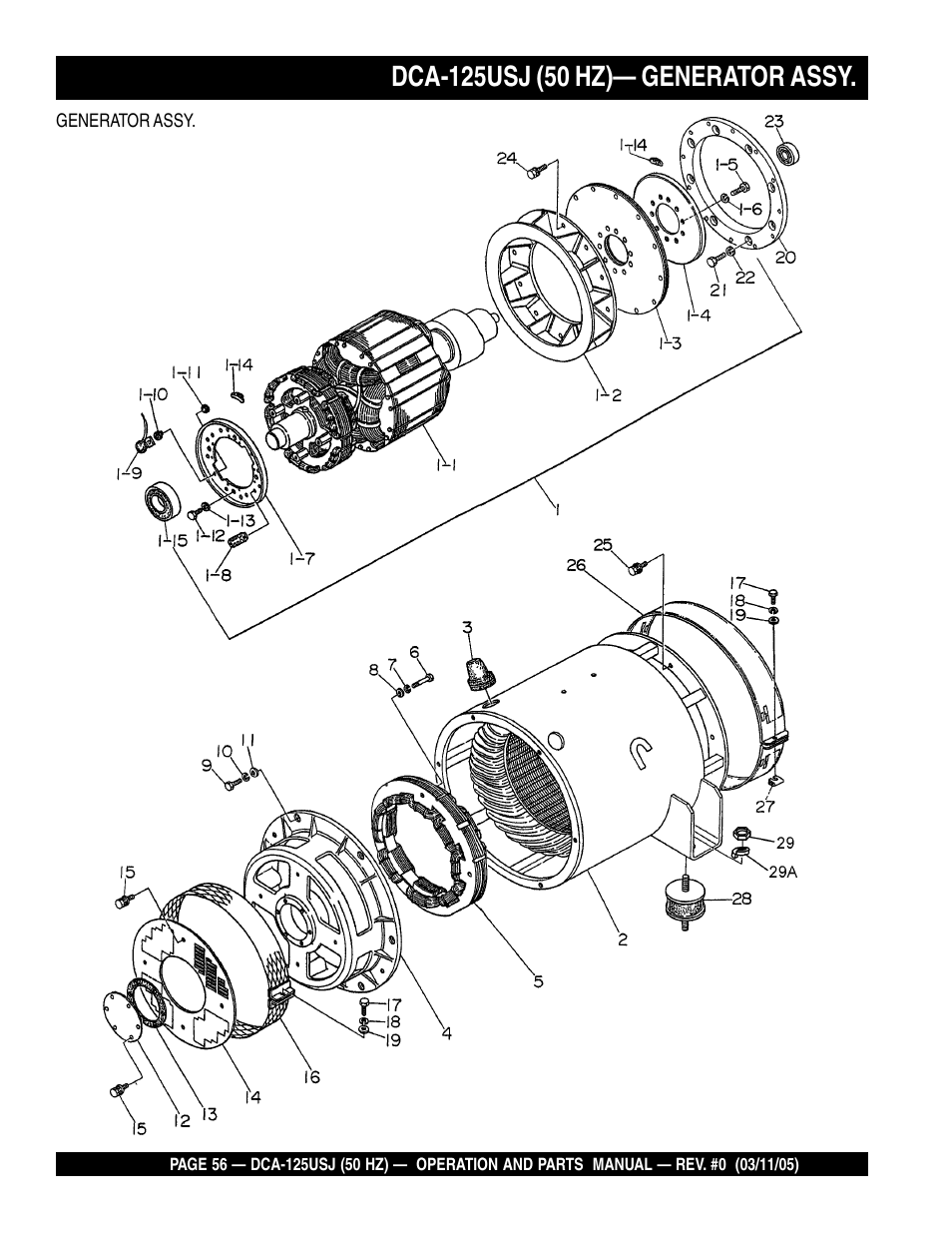 Multiquip MQ Power Ultra-Silent 50 Hz Generator DCA-125USJ User Manual | Page 56 / 86