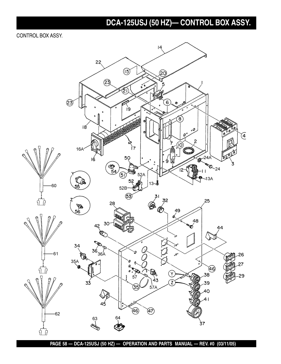Multiquip MQ Power Ultra-Silent 50 Hz Generator DCA-125USJ User Manual | Page 58 / 86