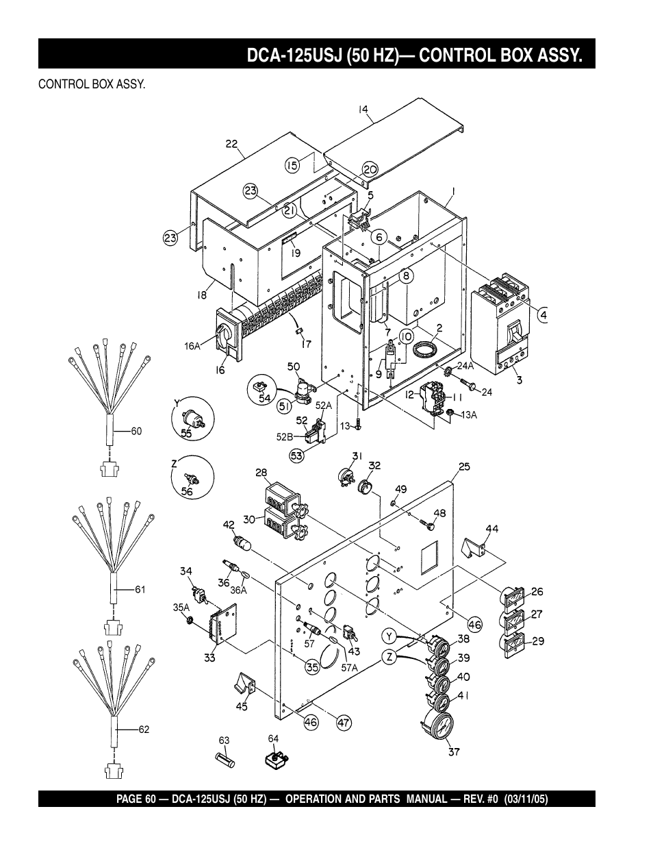 Multiquip MQ Power Ultra-Silent 50 Hz Generator DCA-125USJ User Manual | Page 60 / 86
