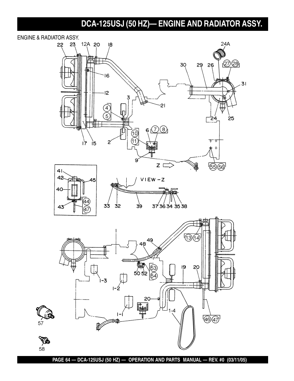 Multiquip MQ Power Ultra-Silent 50 Hz Generator DCA-125USJ User Manual | Page 64 / 86