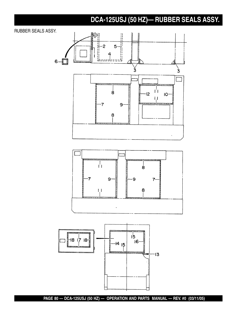Multiquip MQ Power Ultra-Silent 50 Hz Generator DCA-125USJ User Manual | Page 80 / 86