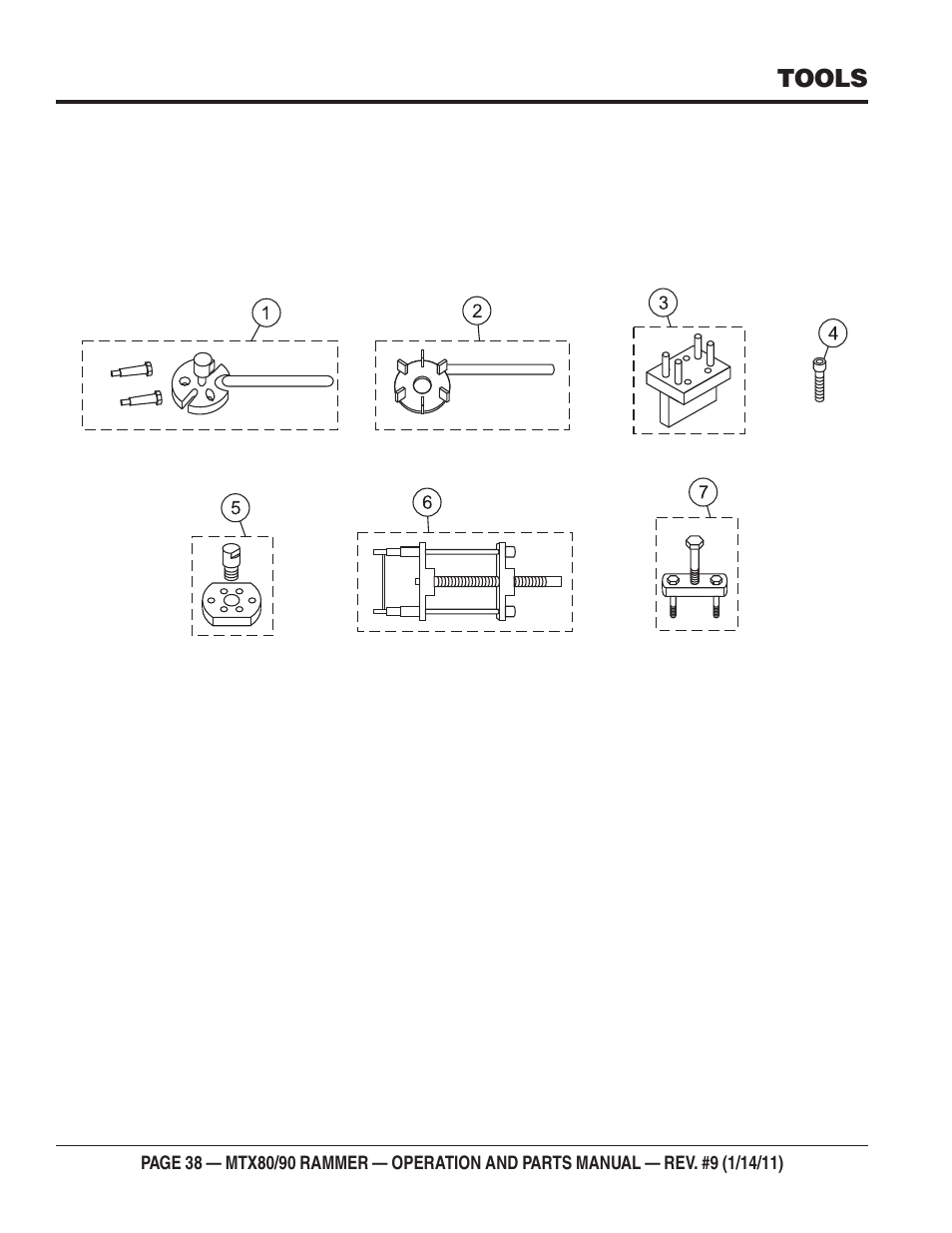 Multiquip Mikasa Series Tamping Rammer MTX80 User Manual | Page 38 / 66