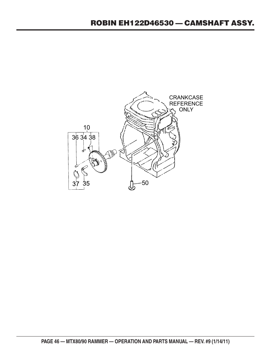 Multiquip Mikasa Series Tamping Rammer MTX80 User Manual | Page 46 / 66