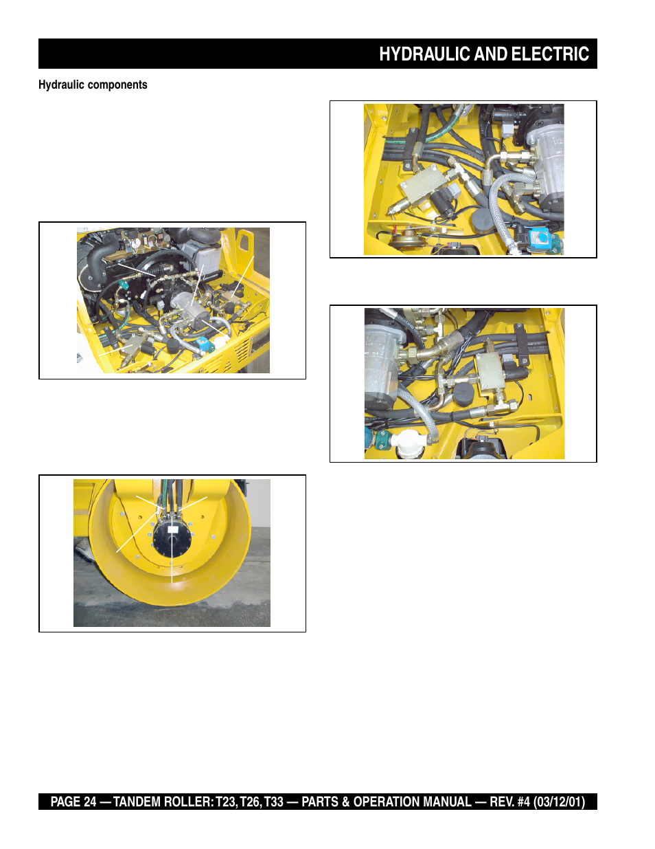 Hydraulic and electric | Multiquip Rammax Tandem Vibratory Roller T23 User Manual | Page 24 / 232
