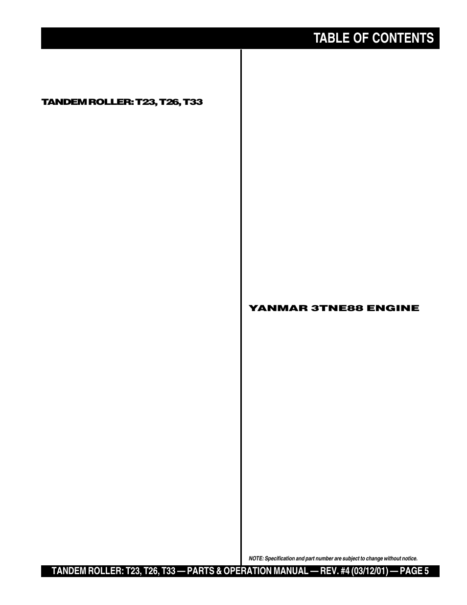 Multiquip Rammax Tandem Vibratory Roller T23 User Manual | Page 5 / 232