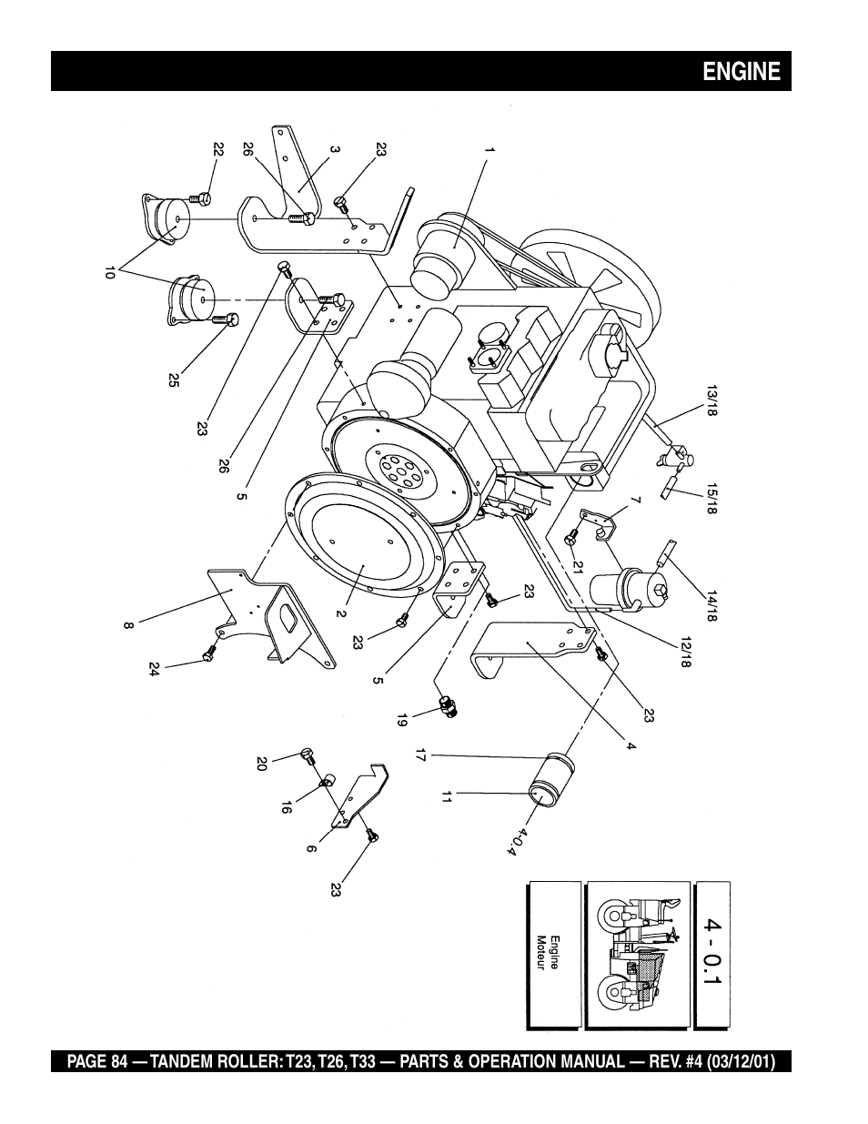 Engine | Multiquip Rammax Tandem Vibratory Roller T23 User Manual | Page 84 / 232