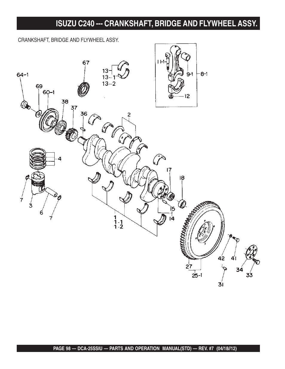 Multiquip Wisperwatt Generator DCA25SSIU User Manual | Page 98 / 142