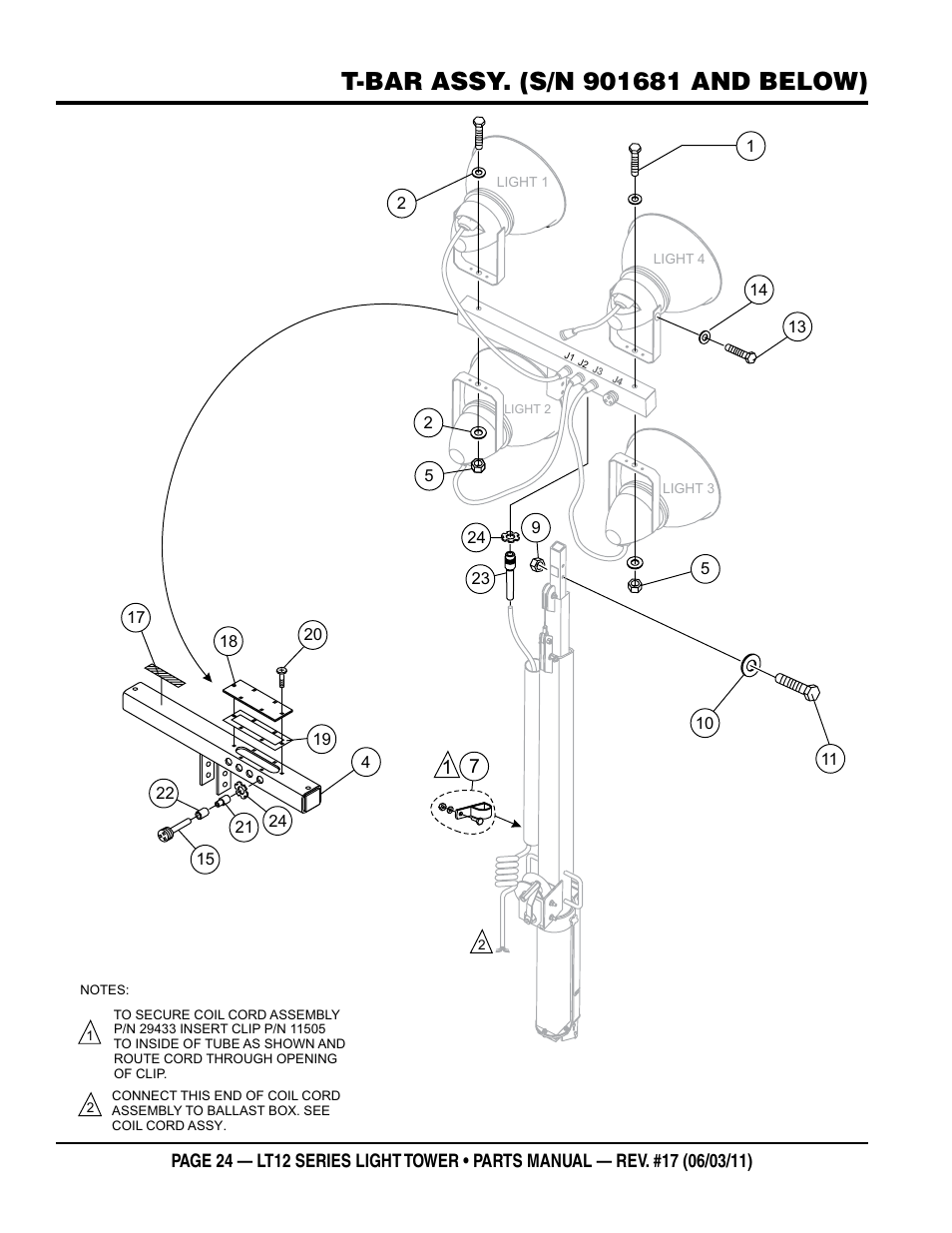Multiquip Nighthawk Series Dedicated Light Tower LT12D User Manual | Page 24 / 58