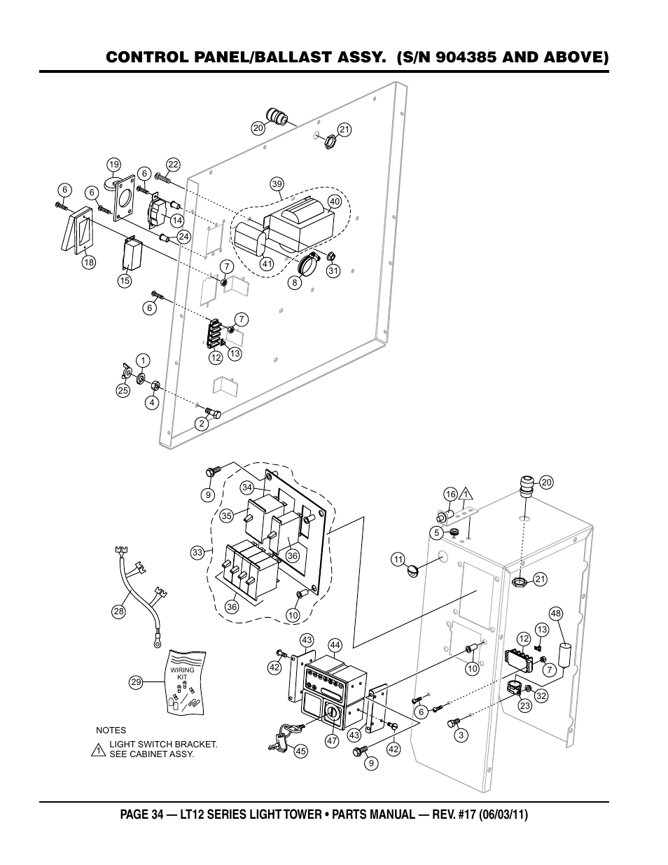Multiquip Nighthawk Series Dedicated Light Tower LT12D User Manual | Page 34 / 58