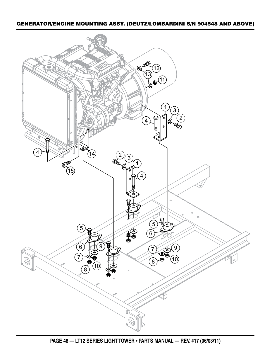 Multiquip Nighthawk Series Dedicated Light Tower LT12D User Manual | Page 48 / 58