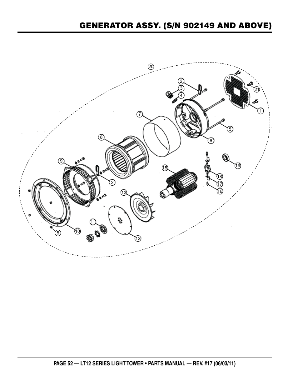 Multiquip Nighthawk Series Dedicated Light Tower LT12D User Manual | Page 52 / 58