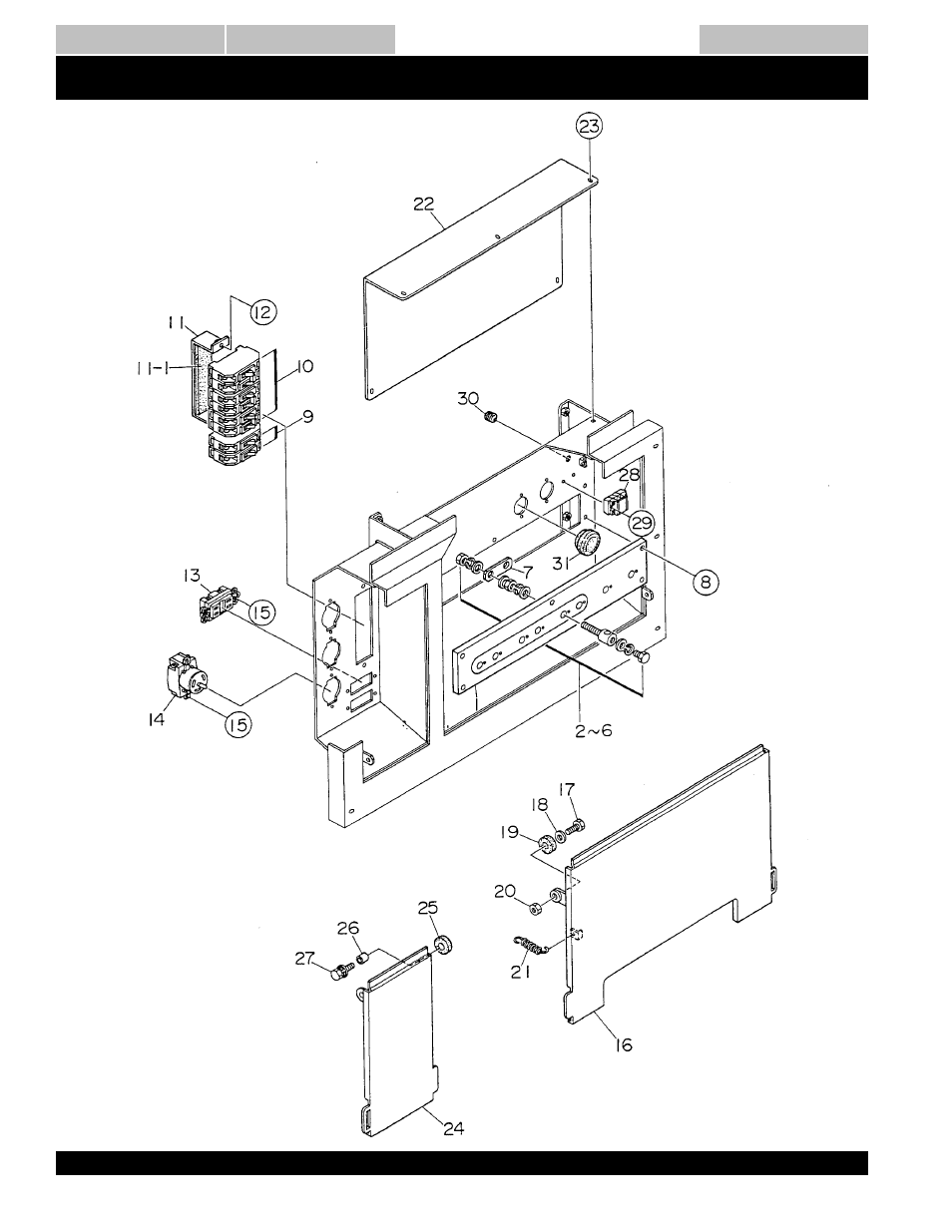 Output terminal panel assembly-s/n3690735~ -123, Dca-220ssk — output terminal assy | Multiquip MQ Power Whisperwatt Generator DCA-220SSK User Manual | Page 122 / 160