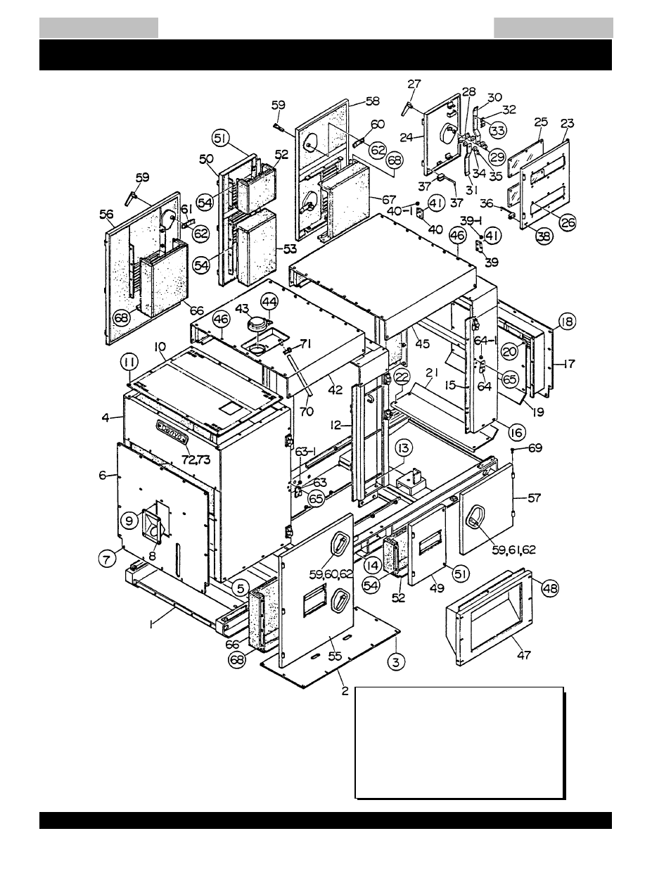 Dca-220ssk — enclosure assy | Multiquip MQ Power Whisperwatt Generator DCA-220SSK User Manual | Page 138 / 160