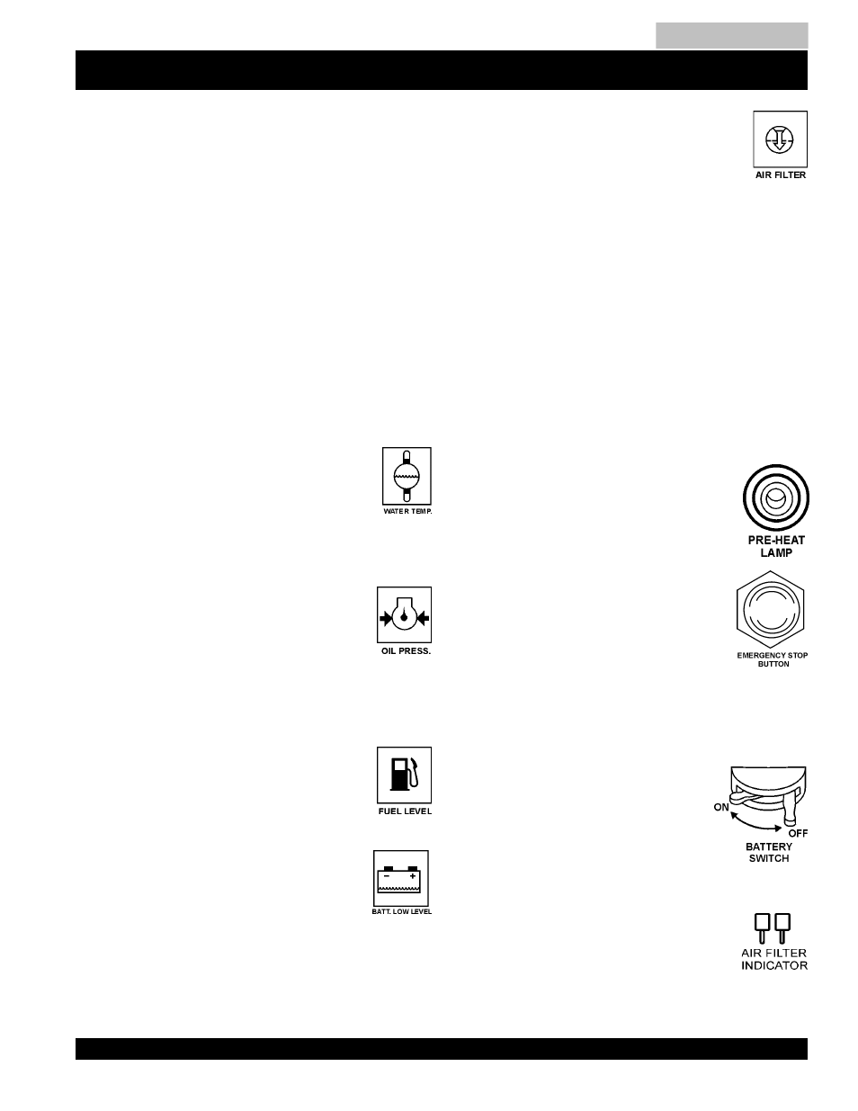 Dca-220ssk — engine operating panel | Multiquip MQ Power Whisperwatt Generator DCA-220SSK User Manual | Page 33 / 160