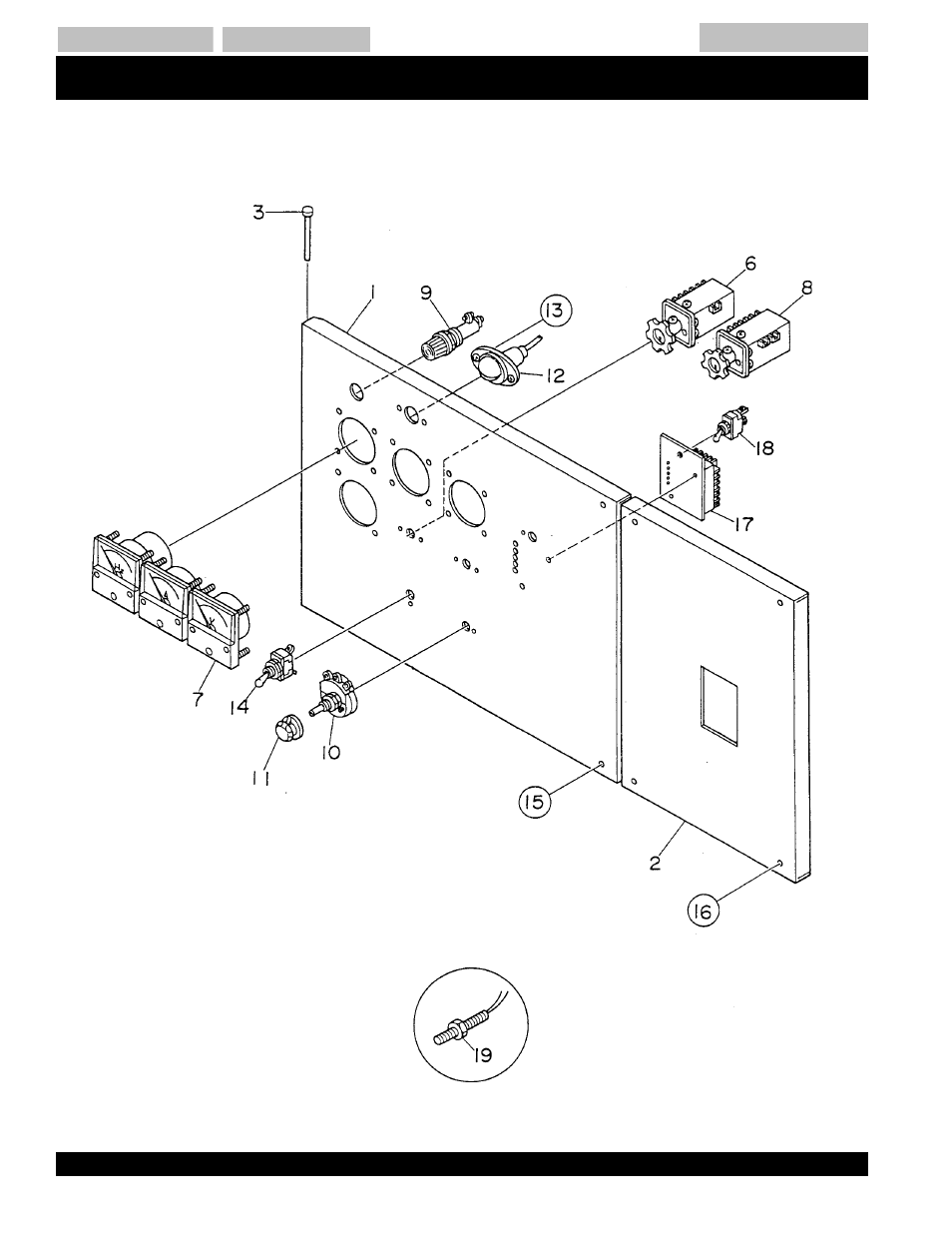 Control panel assembly-s/n1337563~ -87, Dca-220ssk — control panel assy | Multiquip MQ Power Whisperwatt Generator DCA-220SSK User Manual | Page 86 / 160