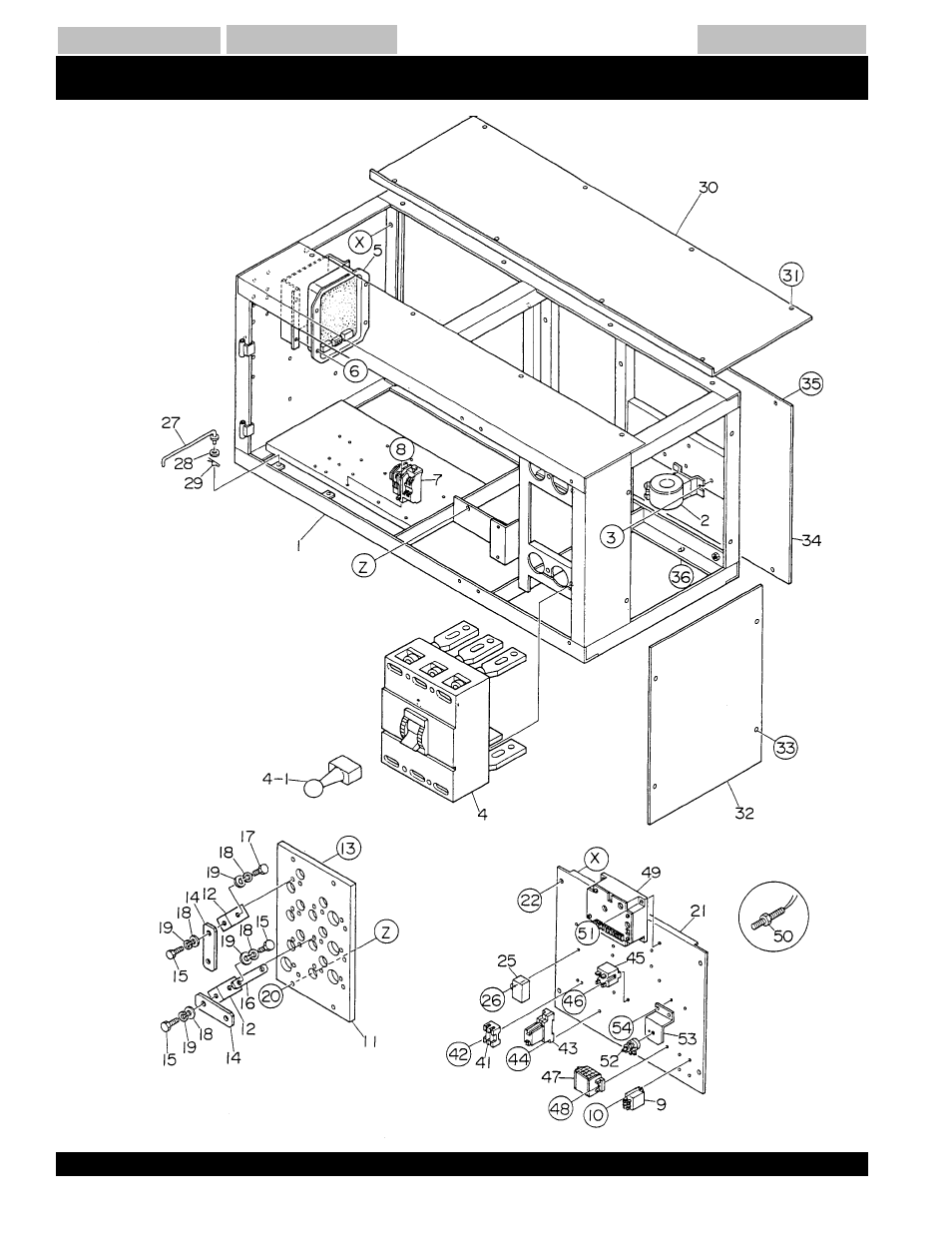 Control box assembly-s/n1337563~ -91, Dca-220ssk — control box assy | Multiquip MQ Power Whisperwatt Generator DCA-220SSK User Manual | Page 88 / 160