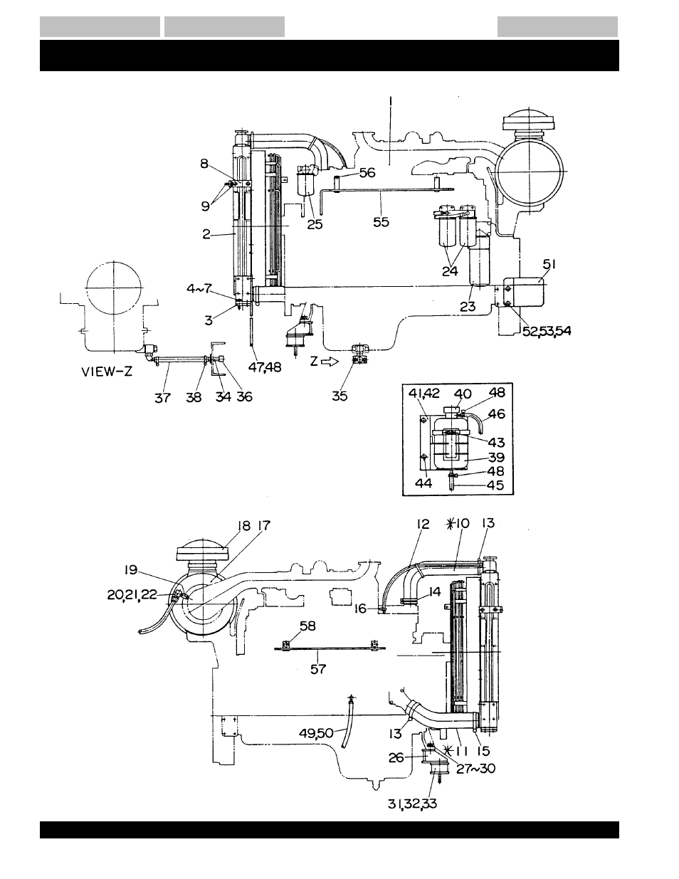 Engine & radiator assembly-up to s/n1337562 -95, Dca-220ssk — engine & radiator assy | Multiquip MQ Power Whisperwatt Generator DCA-220SSK User Manual | Page 92 / 160