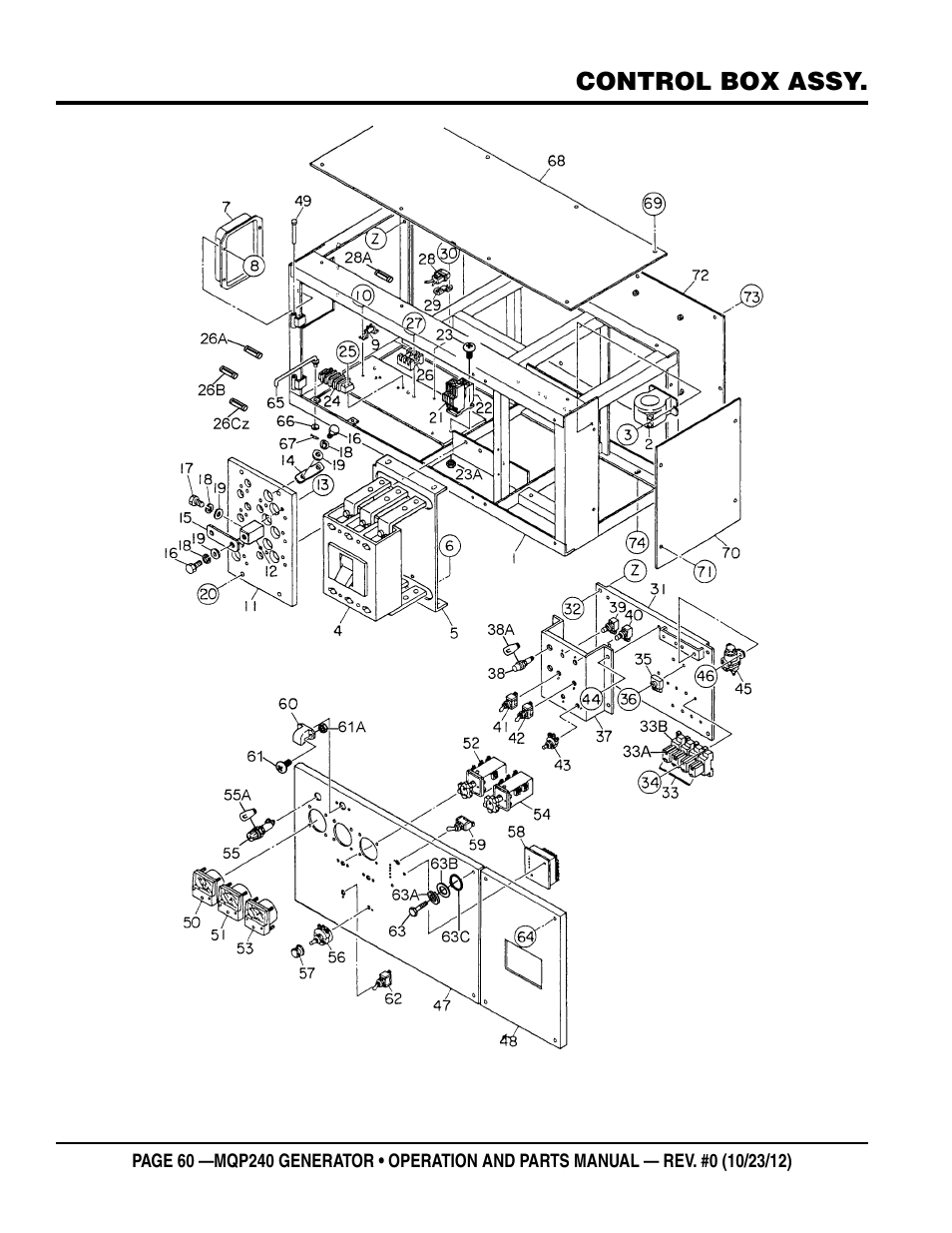 Multiquip 60HZ Generator MQP240 User Manual | Page 60 / 92