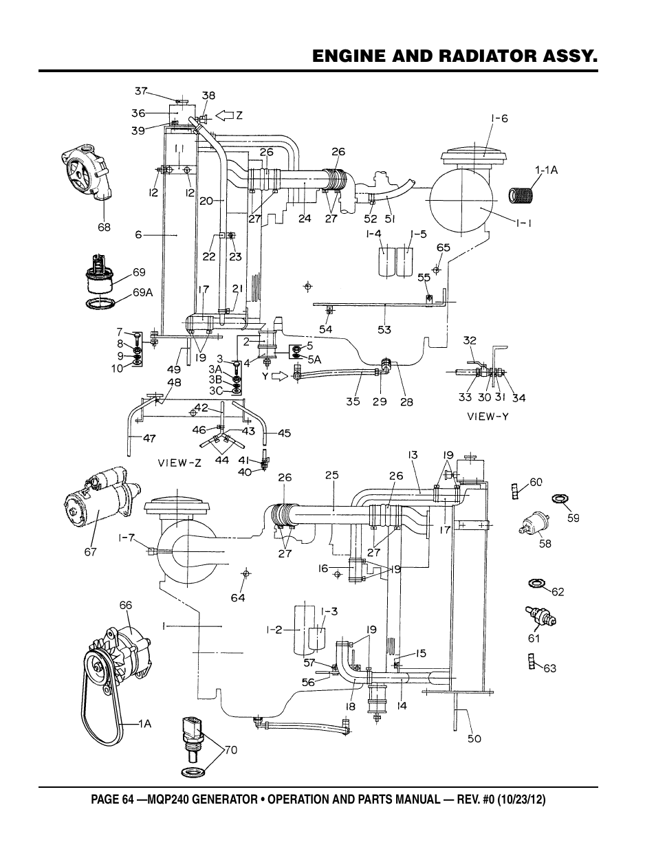 Multiquip 60HZ Generator MQP240 User Manual | Page 64 / 92