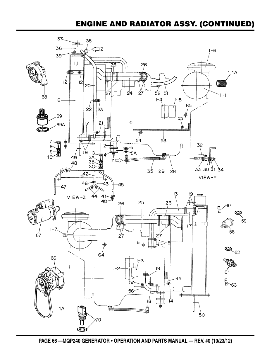 Multiquip 60HZ Generator MQP240 User Manual | Page 66 / 92