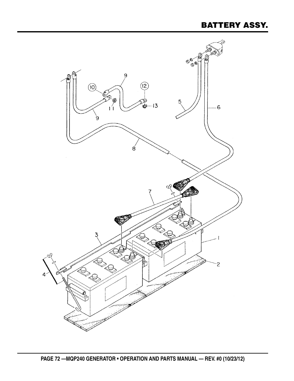 Multiquip 60HZ Generator MQP240 User Manual | Page 72 / 92