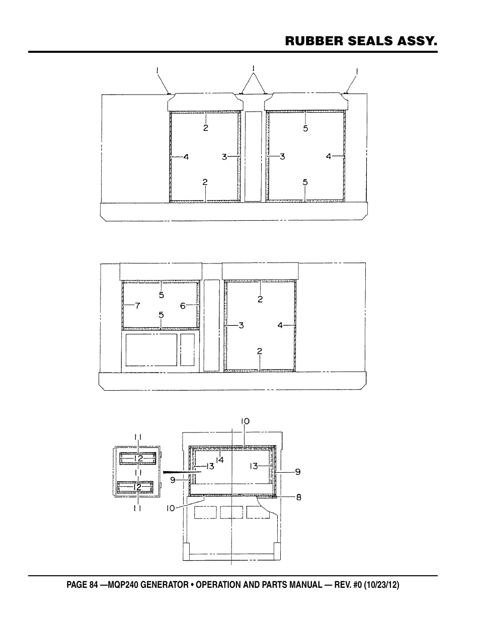 Multiquip 60HZ Generator MQP240 User Manual | Page 84 / 92
