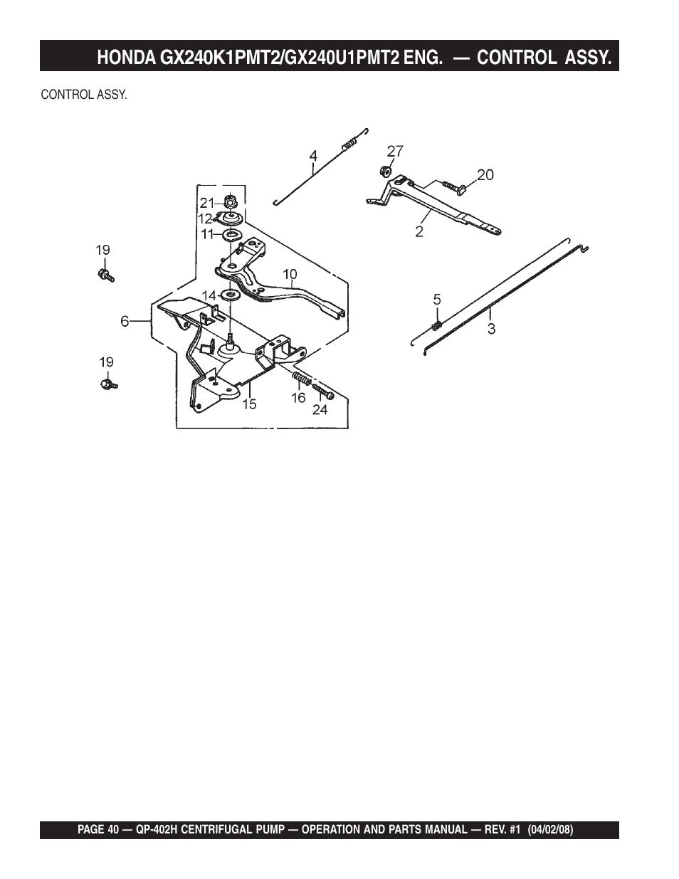 Multiquip MQ Multiquip Centrifugal Pump qp-402h User Manual | Page 40 / 70