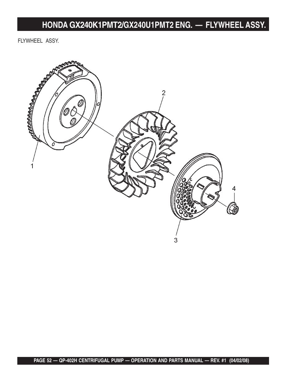 Multiquip MQ Multiquip Centrifugal Pump qp-402h User Manual | Page 52 / 70