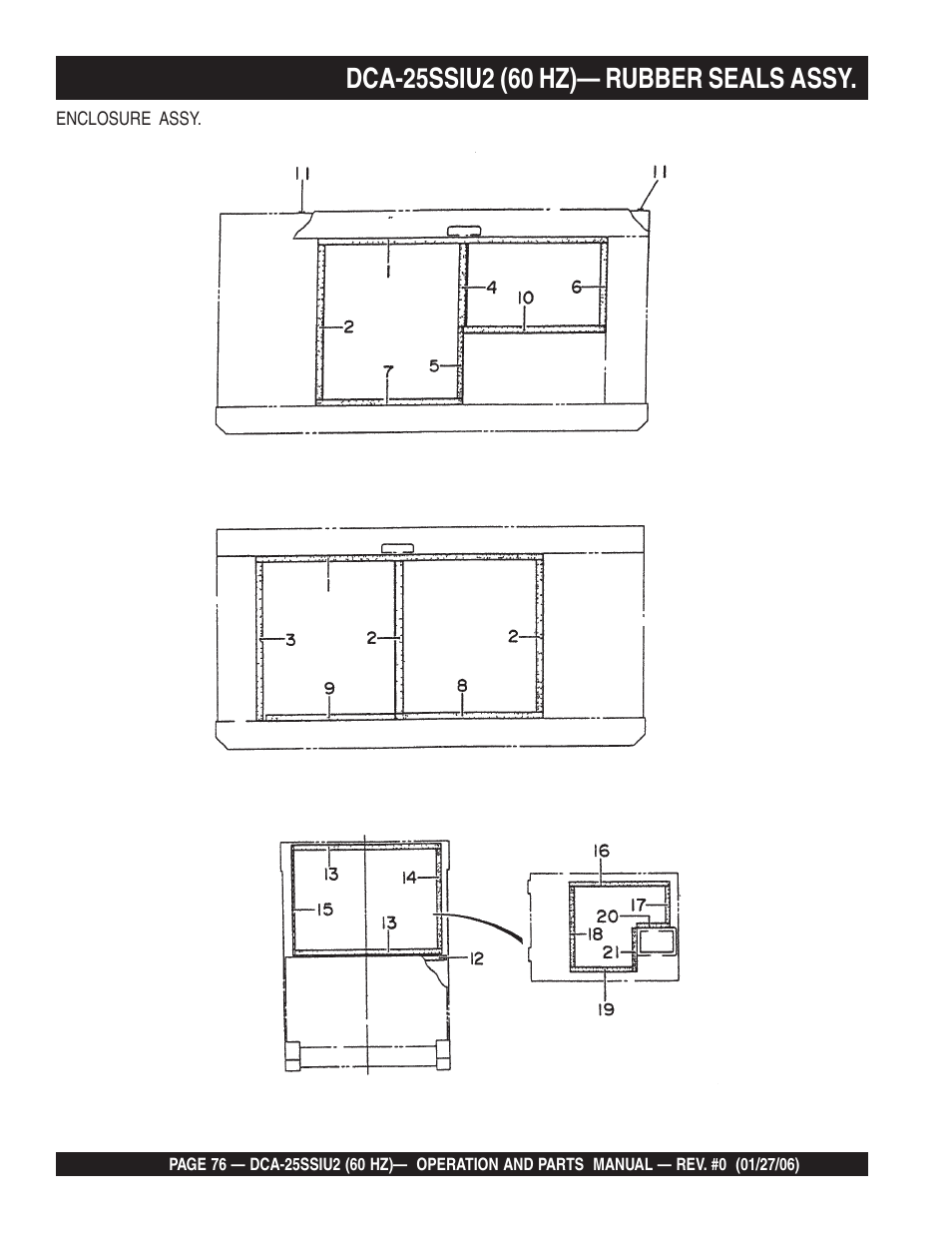 Multiquip MQ Power Whisperwatt 60 Hz Generator DCA-25SSIU2 User Manual | Page 76 / 82