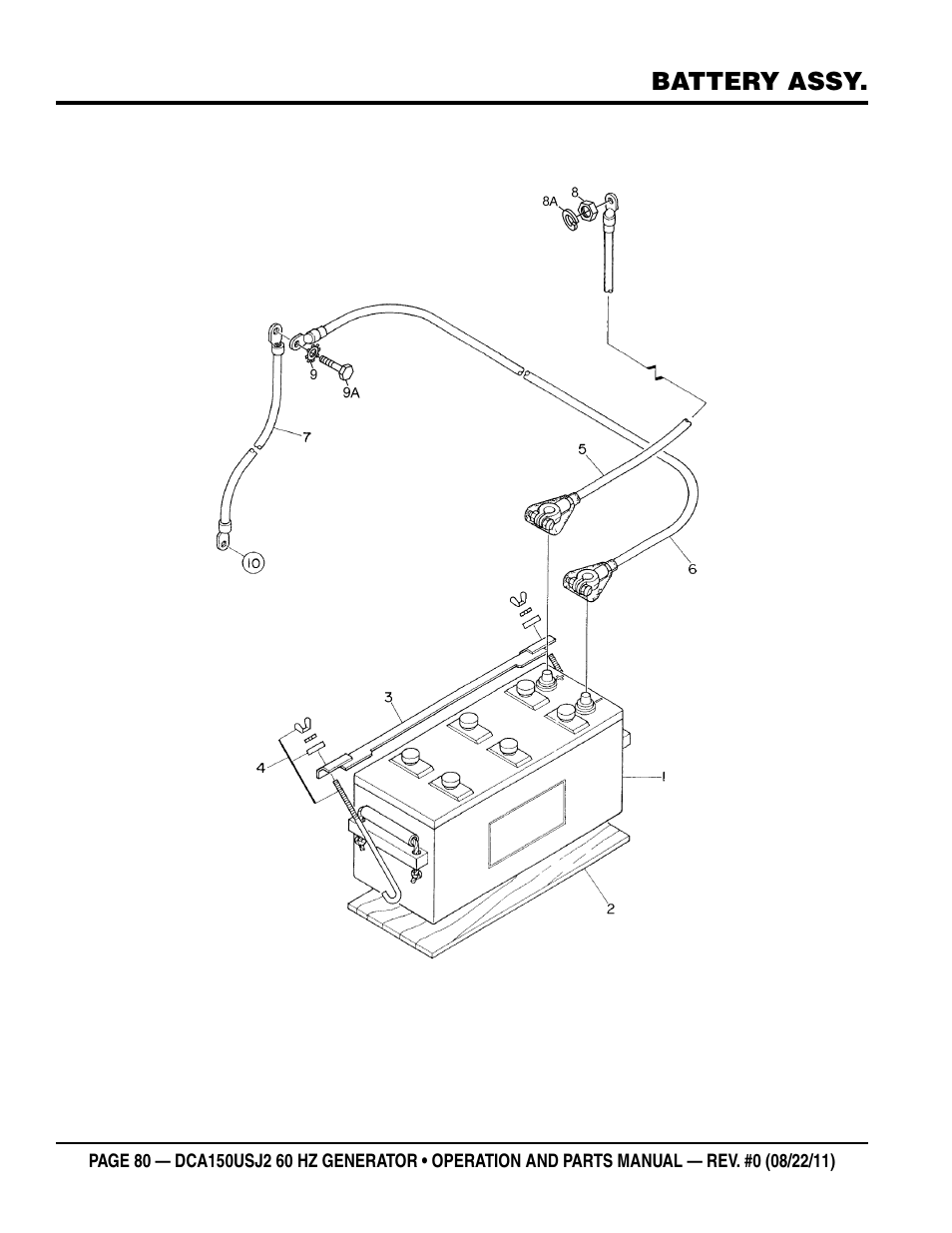 Multiquip MQ Power Whisperwatt 60HZ Generator DCA150USJ2 User Manual | Page 80 / 102