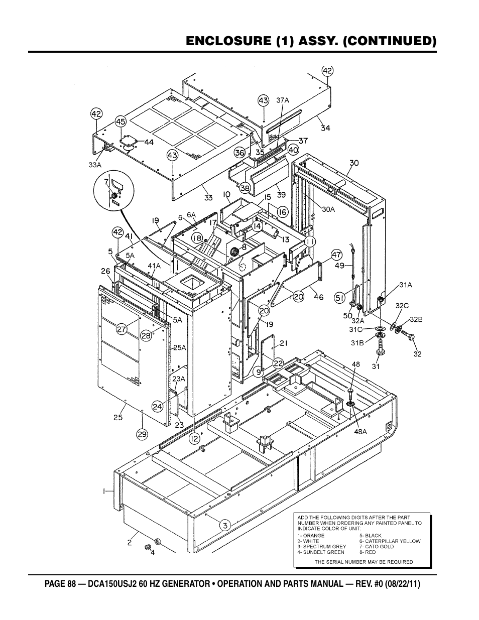 Multiquip MQ Power Whisperwatt 60HZ Generator DCA150USJ2 User Manual | Page 88 / 102