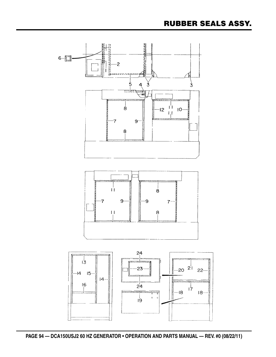 Multiquip MQ Power Whisperwatt 60HZ Generator DCA150USJ2 User Manual | Page 94 / 102