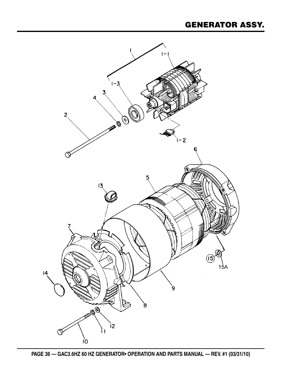 Multiquip Portable Generator GAC3.6HZ User Manual | Page 36 / 82