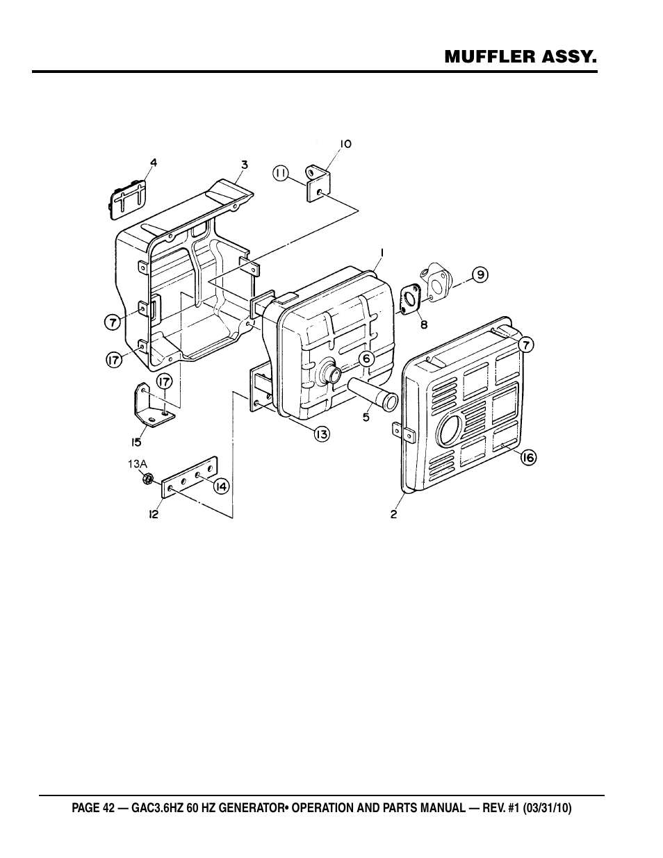 Multiquip Portable Generator GAC3.6HZ User Manual | Page 42 / 82