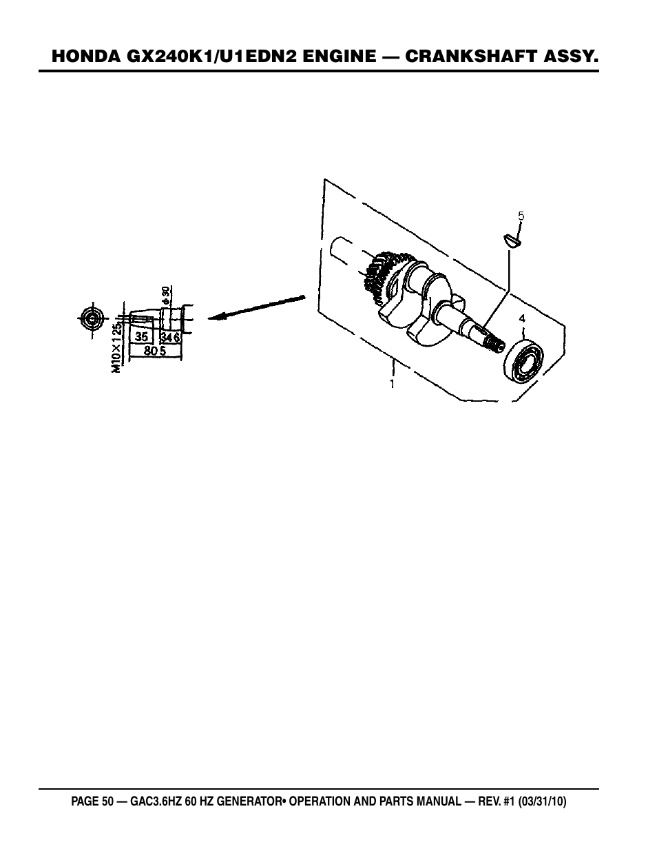 Multiquip Portable Generator GAC3.6HZ User Manual | Page 50 / 82