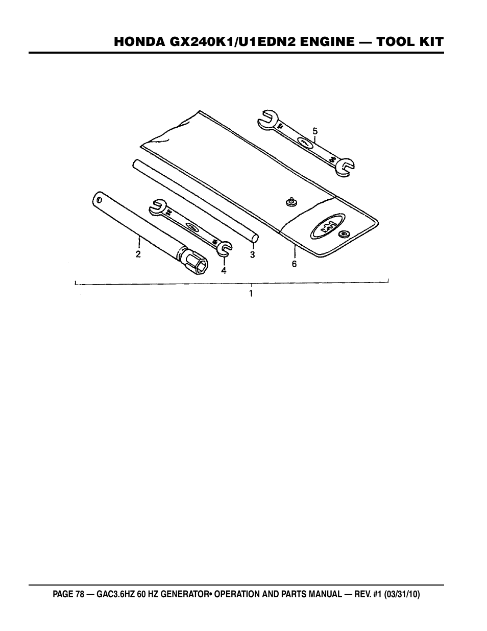 Multiquip Portable Generator GAC3.6HZ User Manual | Page 78 / 82