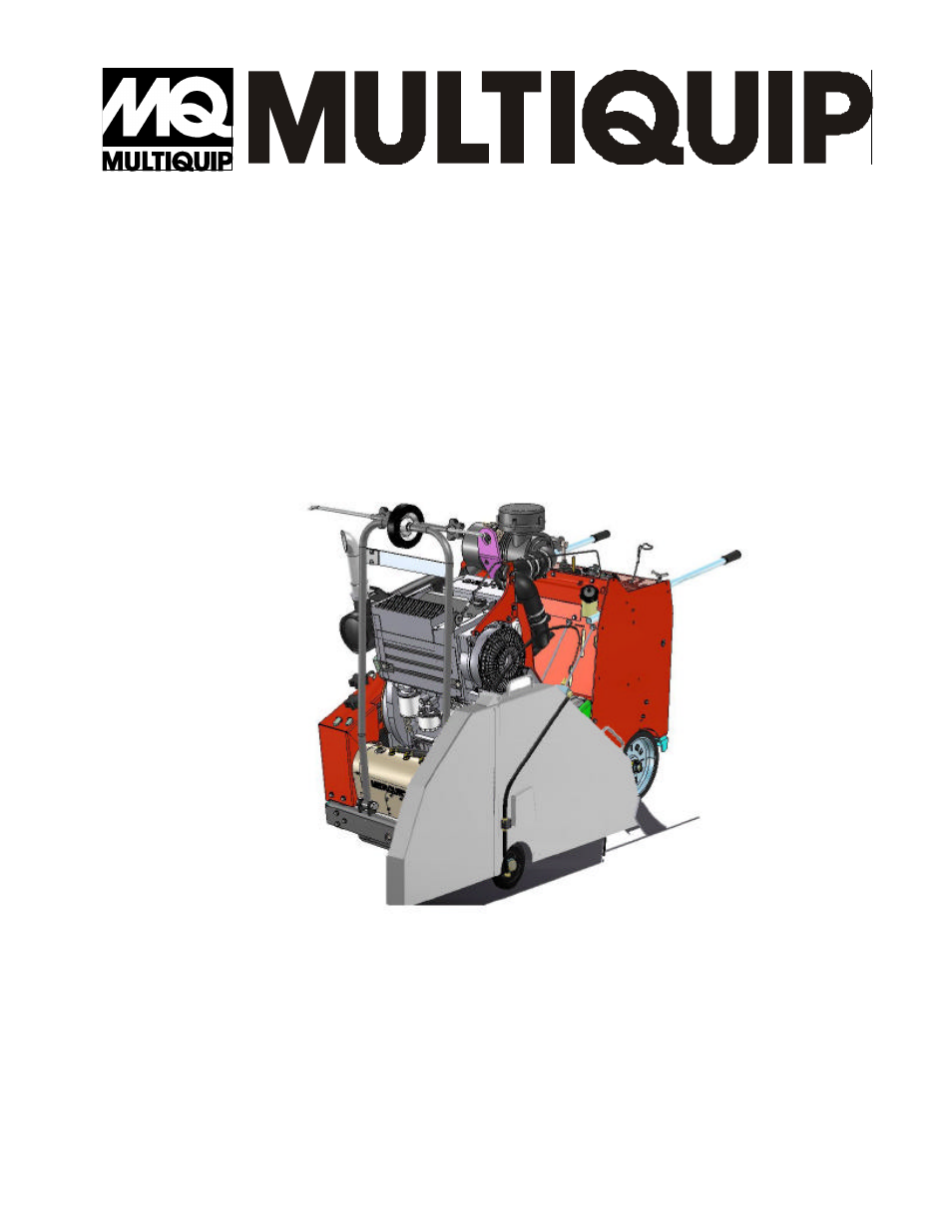 Multiquip Concrete Saw SP-6457 TD User Manual | 69 pages