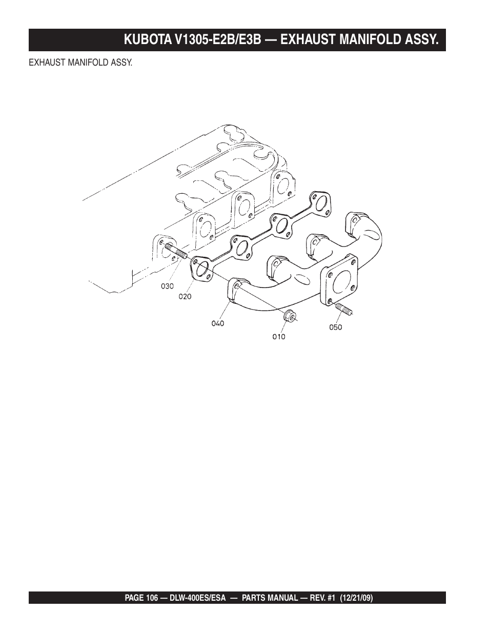 Multiquip Welder/Generator DLW-400ES User Manual | Page 106 / 116