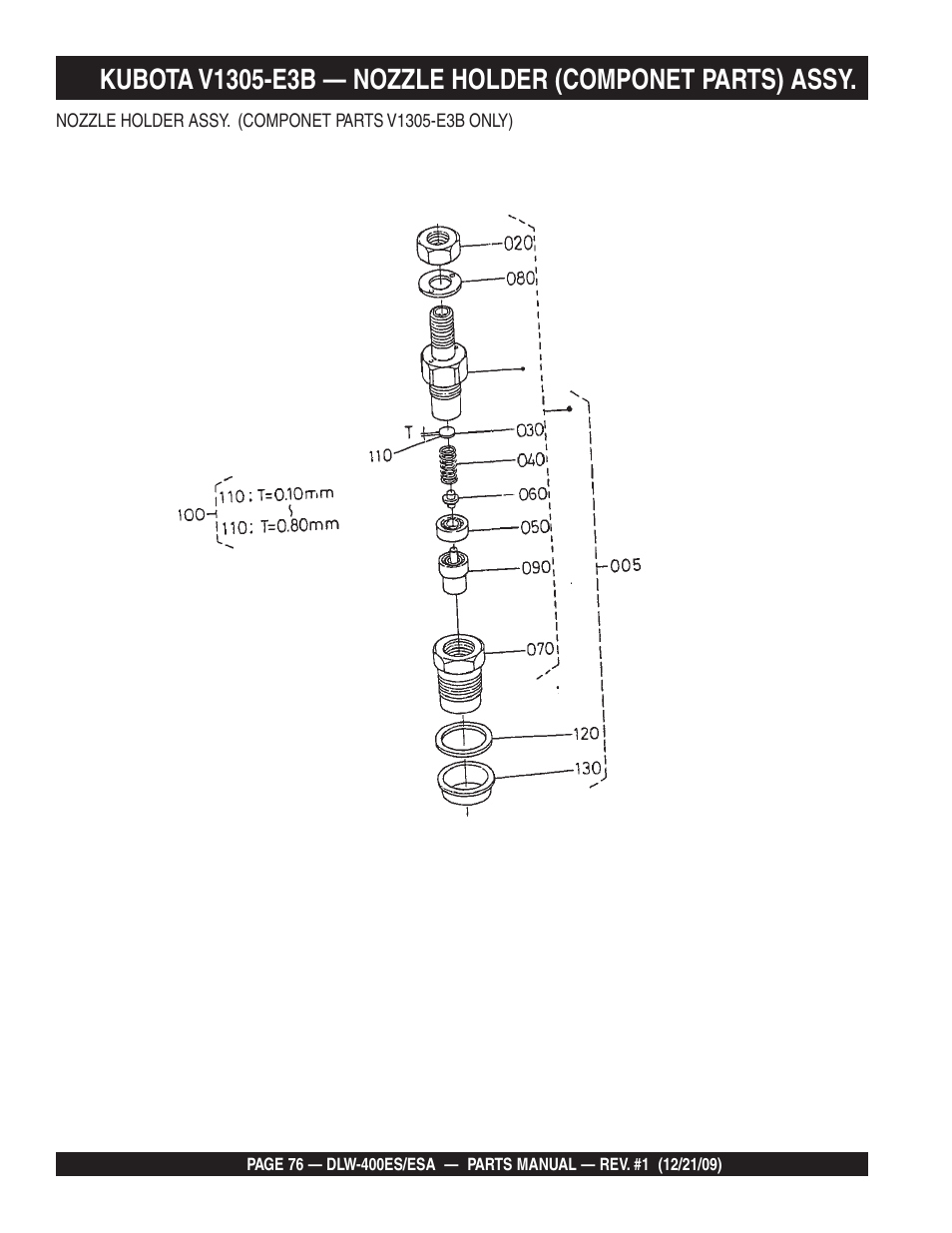 Multiquip Welder/Generator DLW-400ES User Manual | Page 76 / 116