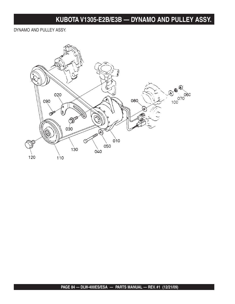 Multiquip Welder/Generator DLW-400ES User Manual | Page 84 / 116