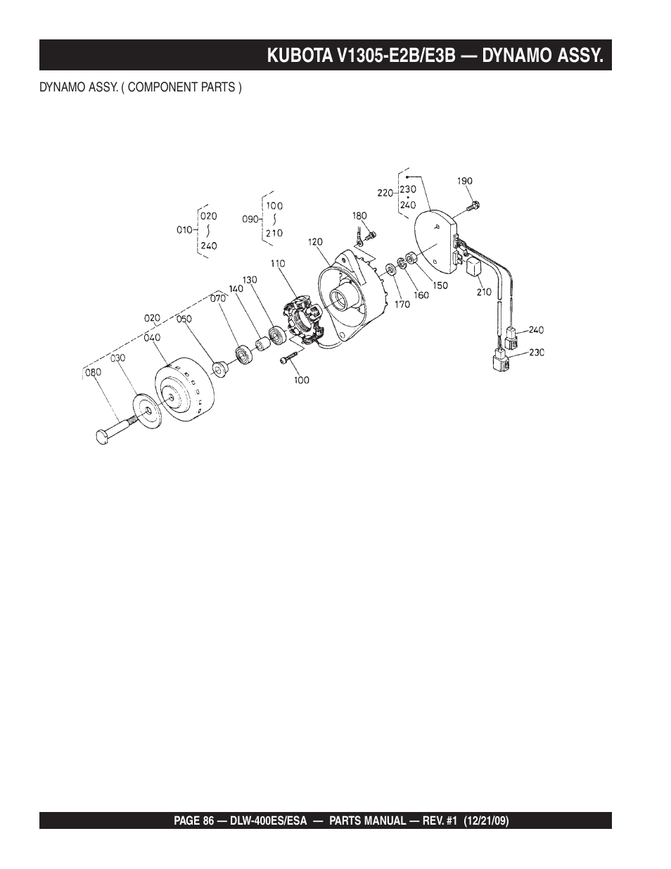 Multiquip Welder/Generator DLW-400ES User Manual | Page 86 / 116